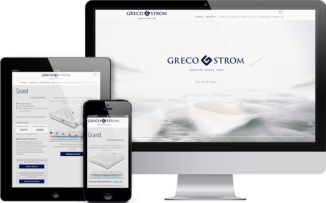Grecostrom website